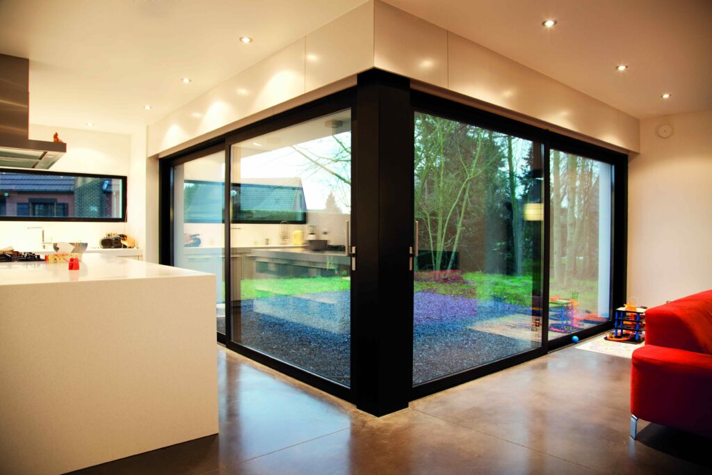 Reynaers CP 130 lift and slide patio doors from The Trade Village