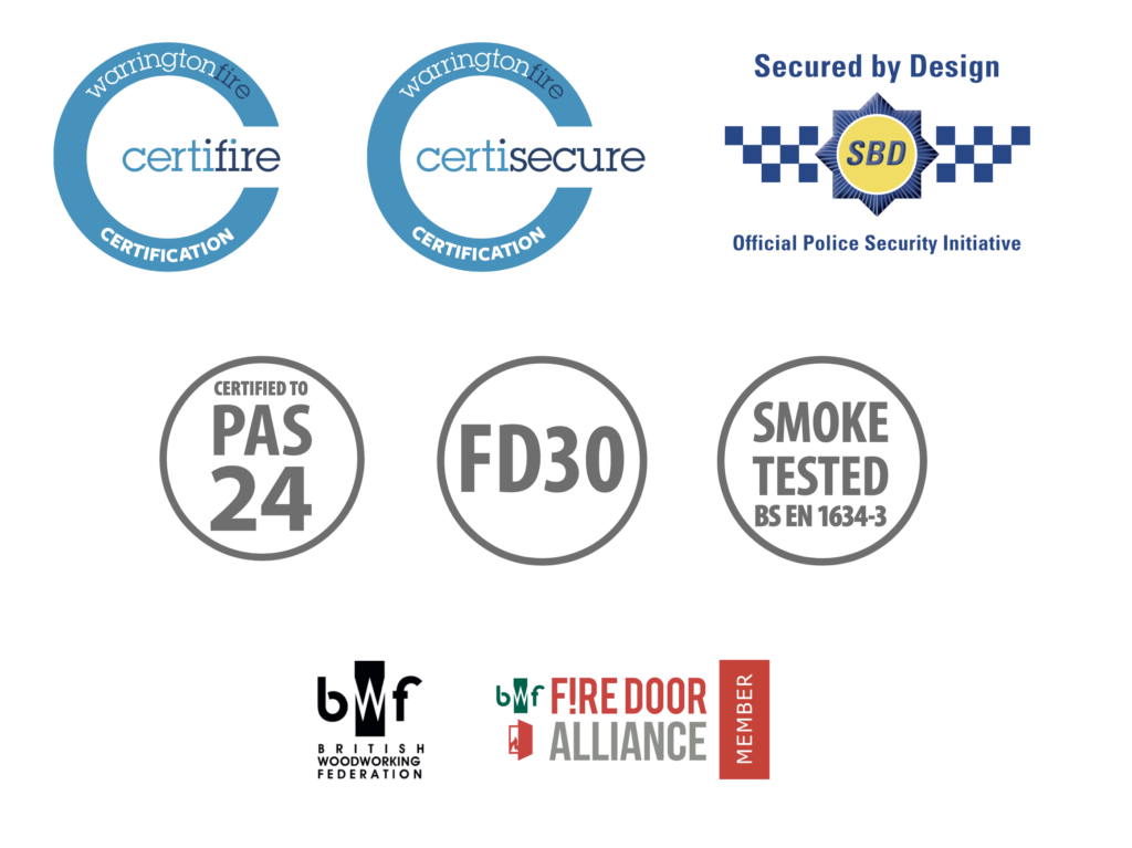 FD30 composite fire door accreditations