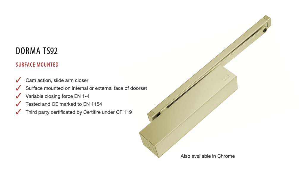 Dorma TS92 fire door closer