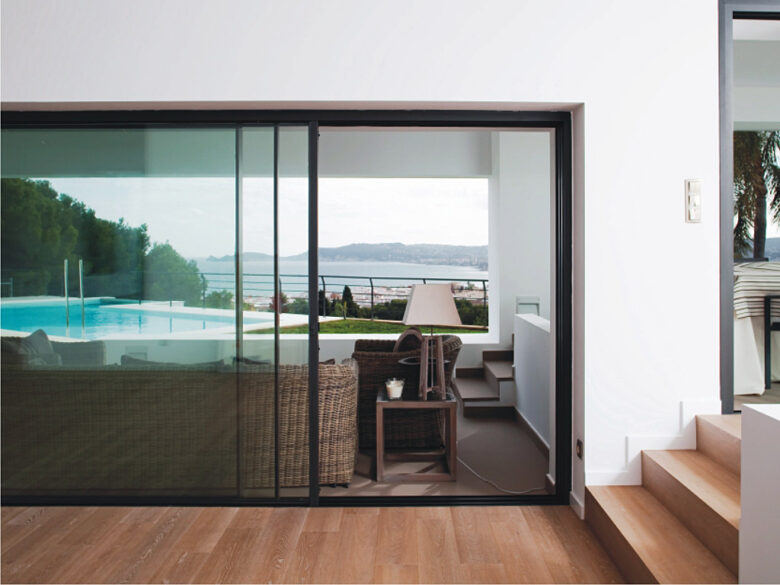 Ultra-slim sliding door delivering panoramic views and smooth, fingertip operation