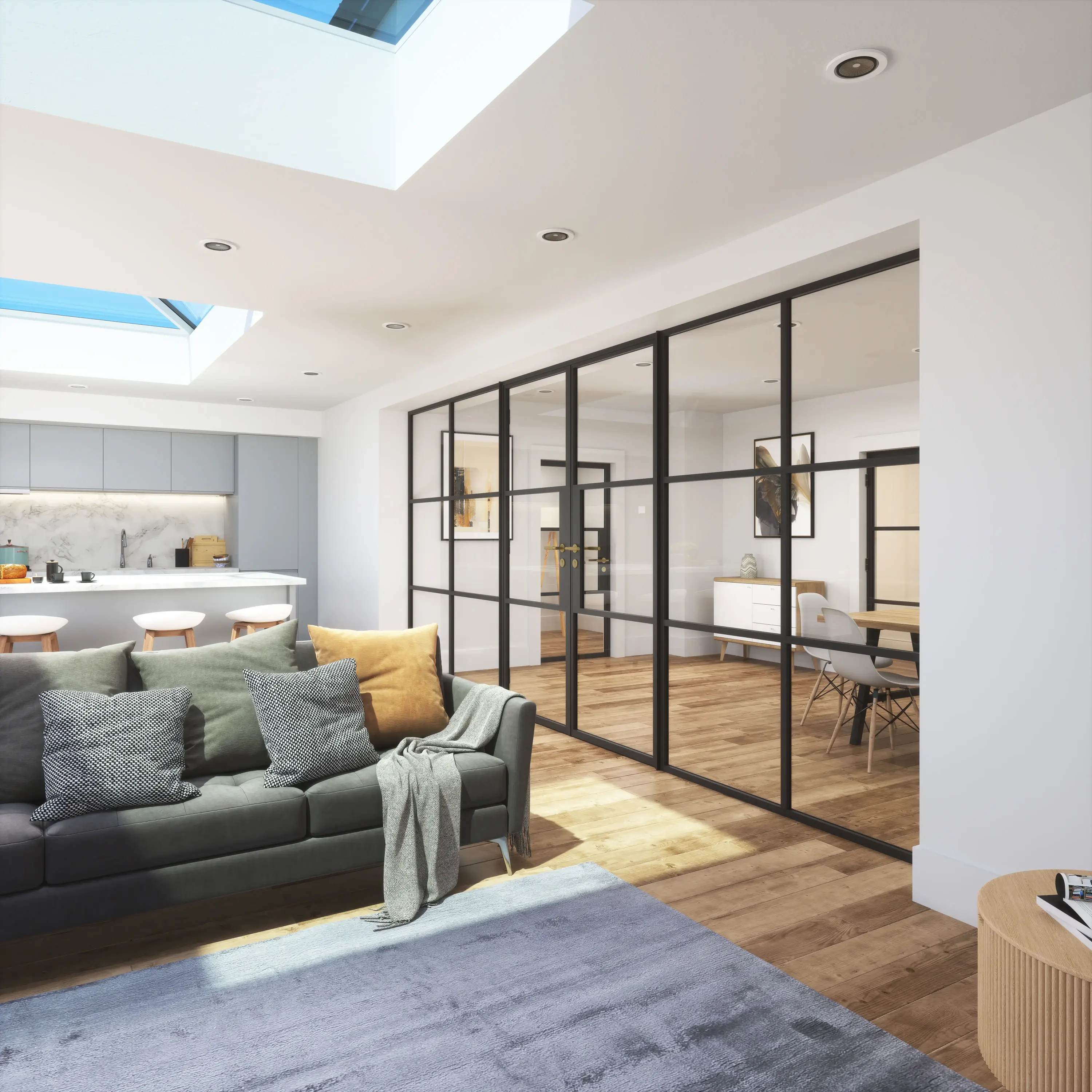 Fitted Korniche Glass Partitions